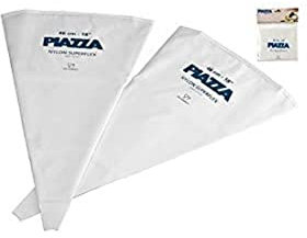 PIAZZA Juego de 2 Mangas pasteleras Superflex de 60 cm para repostería y Pasteles, Nylon, 60cm