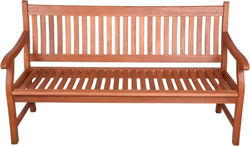 Sedex Gartenbank New Jersey, 2-Sitzer, Holzbank aus Hartholz Eukalyptusholz 120cm