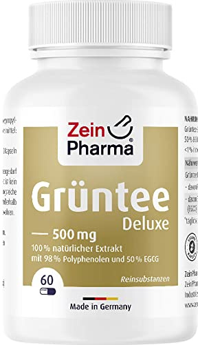 ZeinPharma Grüntee Deluxe 500 mg Kapseln, 60 St. Kapseln