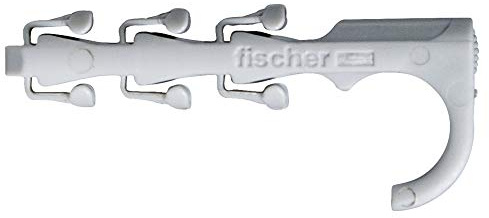 fischer Steckfix SF plus ES 28, Dübel, Schlaufe und Schraube in einem, Einhandmontage, Hohe Haltekräfte durch Sperrriegel, 100 Stück