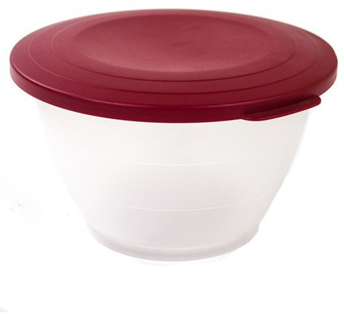 Westmark 2414221R Schüssel 'Olympia', 2,5 L, Weiß, rot