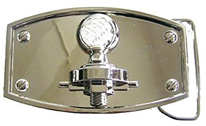 eeddoo® Gürtelschnalle - Ganghebel (Buckle für Wechselgürtel für Damen und Herren | Belt Frauen Männer Oldschool Rockabilly Metall Gothic Wave Rock Biker Western Trucker Casino Skull)