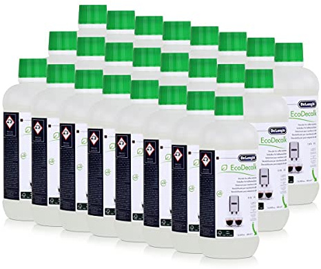 DELONGHI Pack of 24 Descaler for Coffee Machines Ecode Chalk DLSC500/8004399329492 – 500 ml