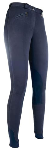 HKM Reithose Penny Easy Pantalones Equitación para Chicas, Beige, 116