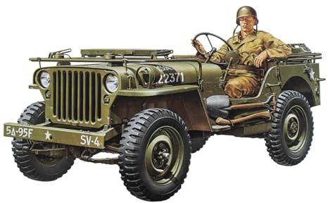 Tamiya 300035219 - Willys Jeep della seconda Guerra Mondiale MB 4 x 4 (1), 1:35