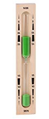 eliga Sanduhr 15 Minuten, grüner Sand