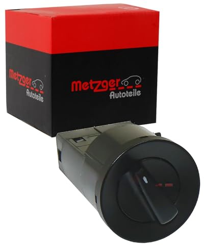 Metzger 0916054 Schalter, Hauptlicht | Kompatibel mit: FORD GALAXY I, SEAT ALHAMBRA, VW BORA I, BORA Variant, GOLF IV, GOLF IV Variant, LUPO I, NEW BEETLE