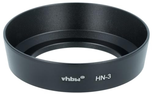 vhbw Paraluce compatibile con Nikon Nikkor AF 35mm-80mm f/4-5.6 D (New) 52 mm obiettivo nero, metallo, rotondo