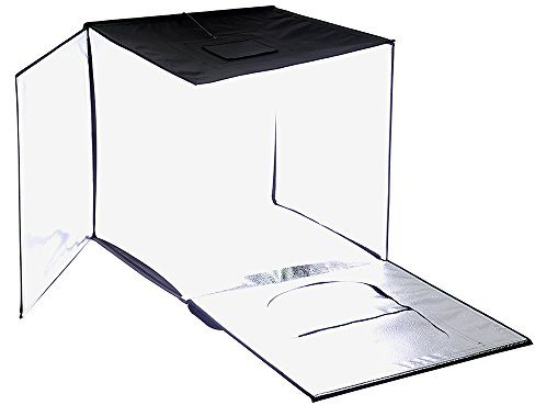 Fotodiox Pro LED 28x28 Studio-in-a-Box for Table Top Photography - Includes Light Tent; Integrated LED Lights; Carrying case and Four backdrops