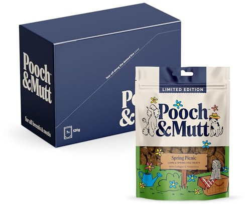 Pooch & Mutt - Spring Picnic Lamb Meaty Dog Treats, Limited Edition, 7x120g
