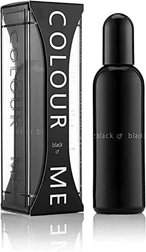 COLOUR ME Black Profumo da uomo, Eau de Parfum 90 ml, fragranza di lusso - Dopobarba da uomo, persistente Fragranza di Milton-Lloyd, 100ml