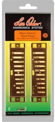 Lee Oskar Major Diatonic Replacement Tuning Plates/Reed Plates, D