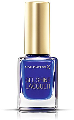 Max Factor Gel Shine Lacquer Nail Polish, 11 ml, 40 Glazed Cobalt