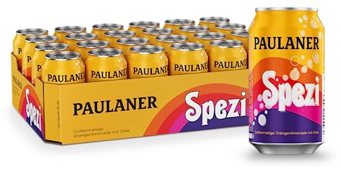 Paulaner Spezi • Erfrischungsgetränk mit Cola & Orange•EINWEG (24x0,33l)