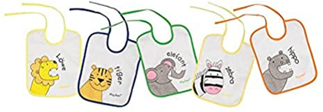 Playshoes 507145 - Binde-Lätzchen 5er Pack