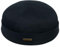 Sterkowski Modell Docker | 100% Baumwolle Dockermütze für Herren und Damen | Sommer Herbst Frühling Fischer Ohne Schirm Biker Cap Damen Fisherman Beanie Hafenarbeiter Kurz Kappe Schwarz 58