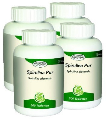 Spirulina Pur 4 x 500 Tabletten