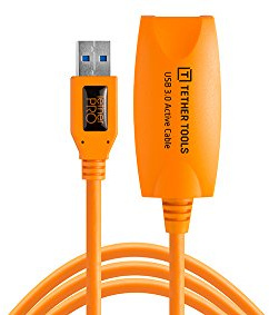 Tether Tools – USB-Kabel TetherPro USB 3.0, Aktive Verlängerung, 5 m, orange [CU3017]