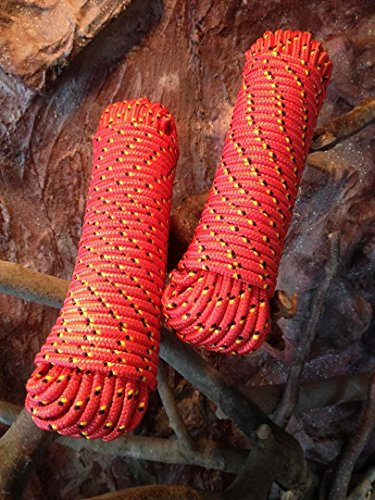 Machermann Nr.2 Schnur, Polypropylen Seil, Polypropylenseil, Bootsleine,Ankerleine,Festmacher,Allzweckseil, Segeltauwerk, Mehrzweckseil, Bootstau 8 mm x 30 m, Rot