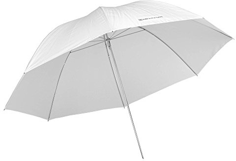 Elinchrom Flacher Regenschirm 105 cm durchscheinendes (EL26349) transluzentes weiß