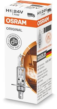 Osram ORIGINAL H1, 64155, 24V, 1er Faltschachtel, Weiß (Weiß)