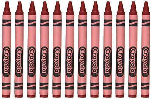 Crayola Llc Fr-her Binney & Smith BIN520836038 Crayola Wachsmalstifte Masse 12 Count Red