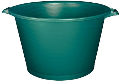 ALUMINIUM ET PLASTIQ Seau Rond 75L Ø62cm H 39cm Vert