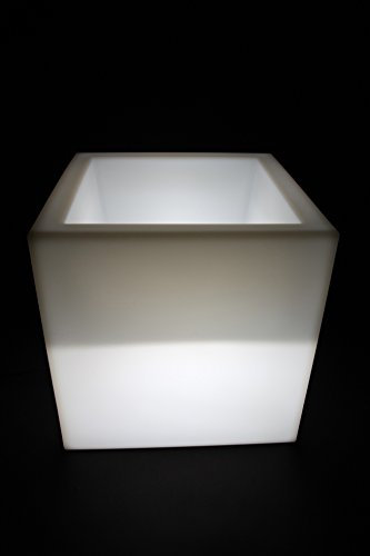 point-garden Blumentopf Blumenkübel Pflanzkübel beleuchtet - Designer Leuchte - Höhe 40 cm