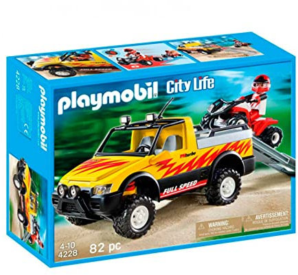 Playmobil Pick Up Truck with Quad