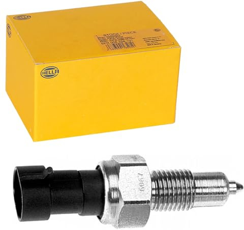 HELLA 6ZF 008 621-011 Schalter, Rückfahrleuchte - 12V - 2-polig | Kompatibel mit: ABARTH 500 / 595 / 695, 500C / 595C / 695C, ALFA ROMEO 145, 146, 147, 156, 156 Sportwagon, GT, GTV, MITO