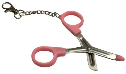 Mini Krankenschwestern Utility Schere mit Gürtelclip – rosa Griff