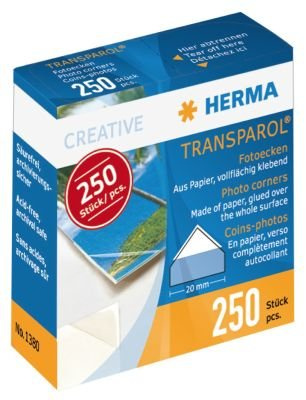 Herma GmbH Logistikzentrum Premium Fotoecke Transparol HEH 1380 AB 08557 selbstklebend 250st VE=10