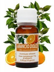 ARANCIO DOLCE OLIO ESSENZIALE PURO 10 ml. Ansia, raffreddore, cellulite