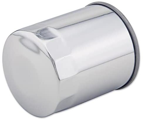 HARLEY-DAVIDSON SuperPremium5 Oil Filter (Schwarz 63731-99A oder Chrome 63798-99A) Motorrad Ölfilter, Chrome