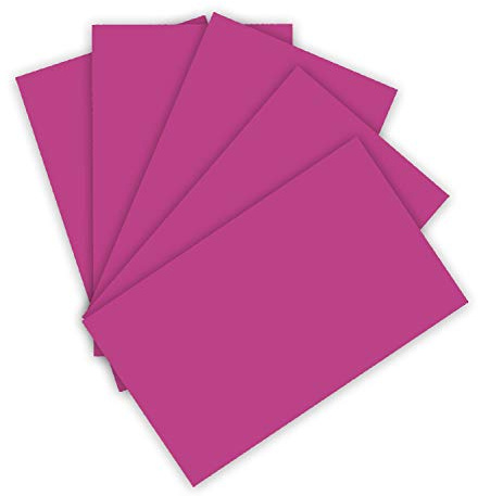 folia 6122/4/21 - Tonkarton 220 g/m², Bastelkarton in Eosin, DIN A4, 100 Blatt, als Grundlage für zahlreiche Bastelarbeiten