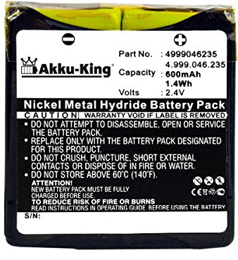 Akku-King Akku kompatibel mit Aastra Openphone 28, Avaya C4065R, Elmeg FC1 - ersetzt 4.999.046.235 - NI-MH 600mAh