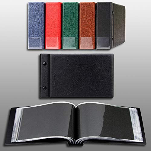 Prophila Collection kleines Postkarten- und Briefe-Album schwarz