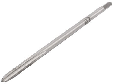 sourcing map Taraud métrique à filetage HSS M4 4mm vis machine Longueur 100mm