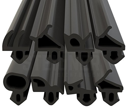 Guarnizione tipo SFD per finestre in alluminio, PVC, legno con profilo a camera cava EPDM in gommapiuma, paraspifferi per porte e finestre