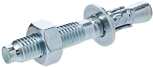 AHC K-ZYTB1075B5 M10 x 75 mm Through Bolts - Zinc Plated (Pack of 5)