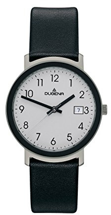 Dugena Herren-Armbanduhr Design Analog Quarz Leder 4298381