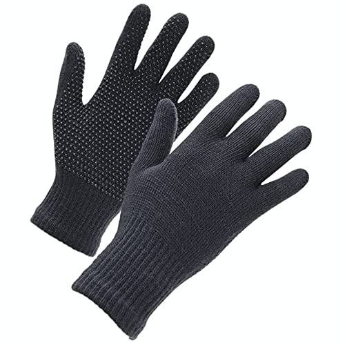 Shires Suregrip - Guanti da equitazione per bambini, taglia unica, colore: Nero