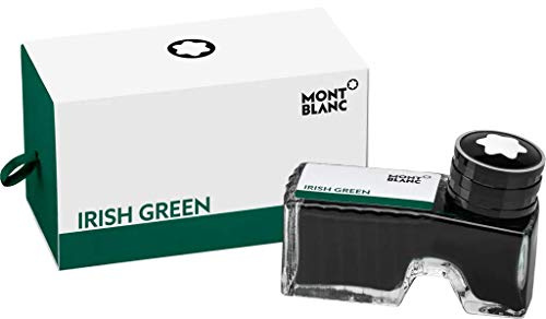 Montblanc Bläckhorn Irish Green 106273 – högkvalitativt bläck, irländskt grönt i bläckflaska, 60 ml