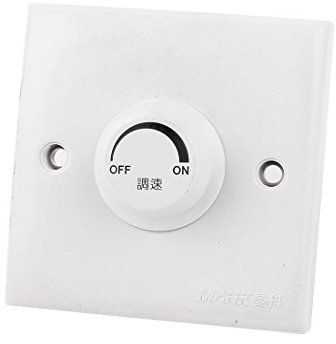 sourcing map Wall Ceiling Fan Mounted Rotary Knob Speed Control Switch AC 220V 200W