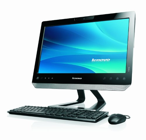 Lenovo C320 20-inch Multi touch All-in-One Desktop PC - Black (Intel Core i3-2120, 4GB, 500GB, DVDR, WLAN, Webcam, Windows 7 Home Premium)