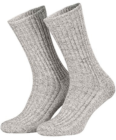 Piarini - Chaussettes norvégiennes douces et chaudes - semelle molletonnée en éponge souple - jusqu'à la taille 50
