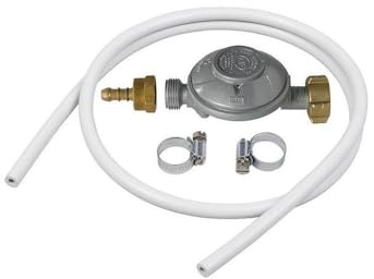 DIPRA - Ensemble Butane 1,50 m avec Détendeur et Colliers - Norme XP D 36-110 - Certifié NF - Usage Domestique