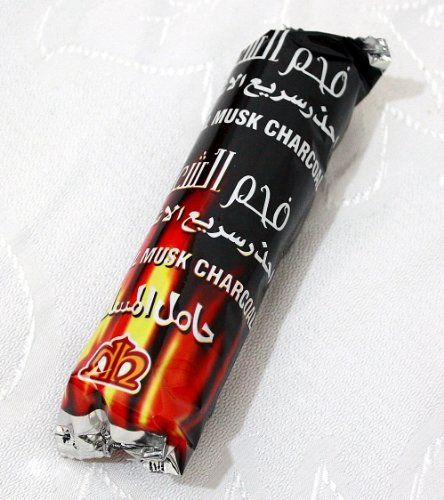 Hookah Charcoal 10 Tablets - Hooka Huka Sheesha Nargila Coals for Shisha Smoking