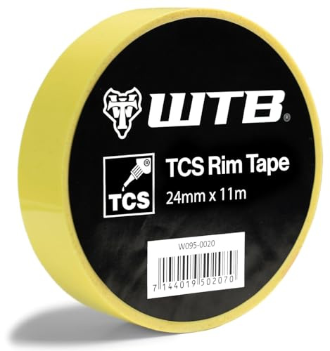 WTB Tubeless Bicycle Rim Tape (24mm x 11m) Easy Tubeless Setup & Airtight Seal, Compatible with All Tubeless Rims