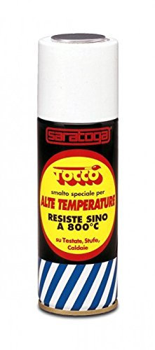 Spray color alluminio per alte temperature - fino a 800° - Tocco by Saratoga 200 ml